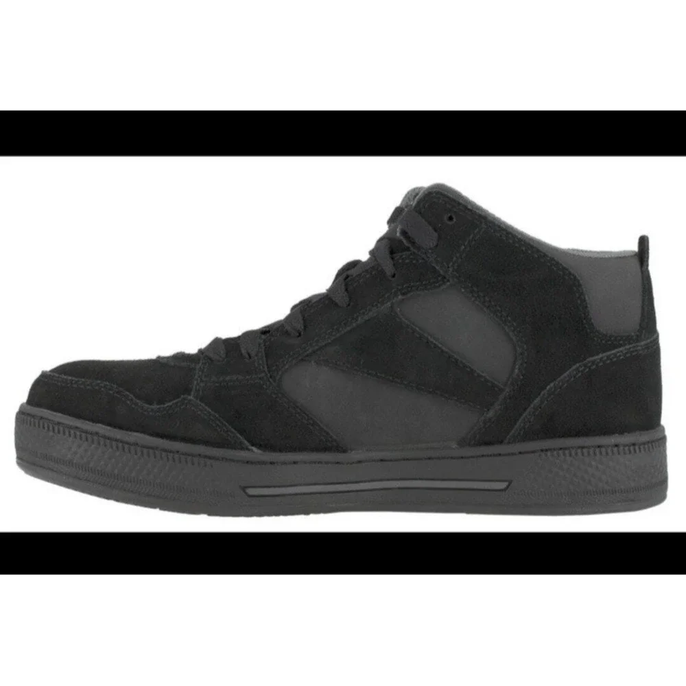 Reebok RB1735 Dayod‎ Safety Toe Skateboard Work High-Top Shoe Black Men's 11.5W